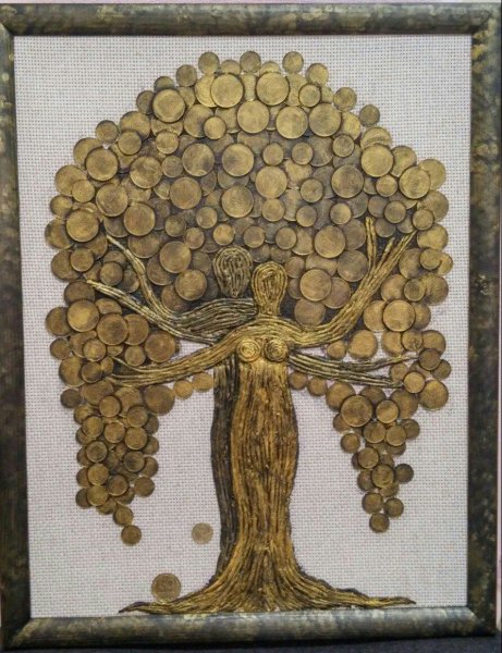 Панно "денежное дерево"