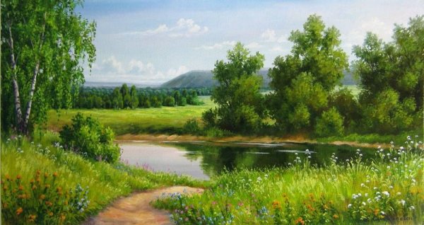 Живопись художник Елена Михайловна Самарская.