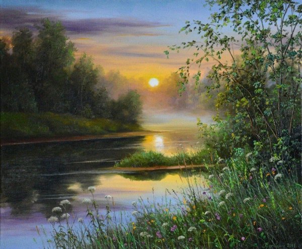 Художник Сергей Курицын пейзажи