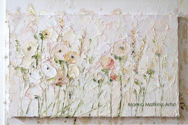 Интерьерные картины шпаклевкой