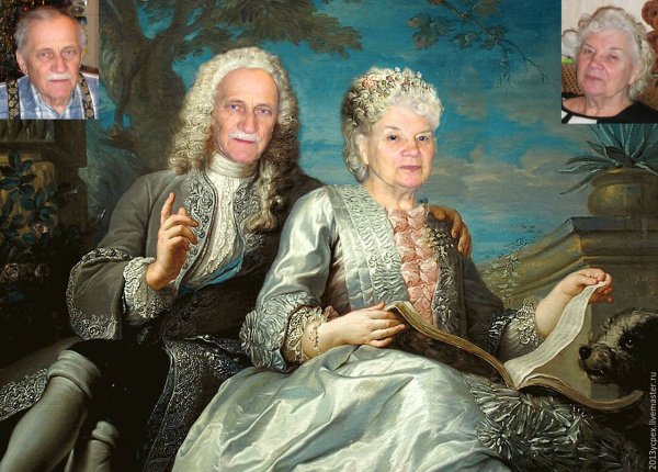 Портрет на холсте мужской