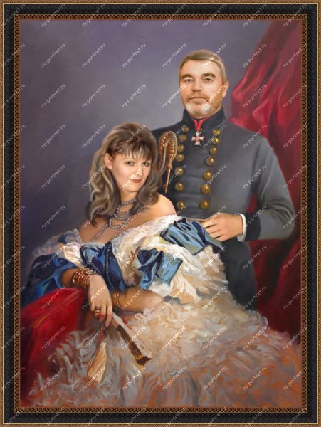 Портрет на холсте по