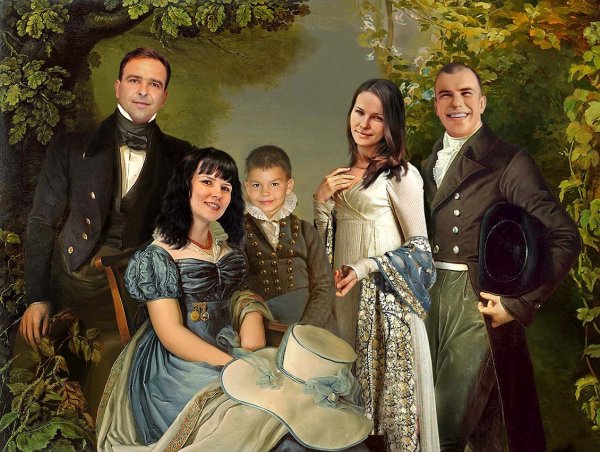 Фотопортрет на холсте