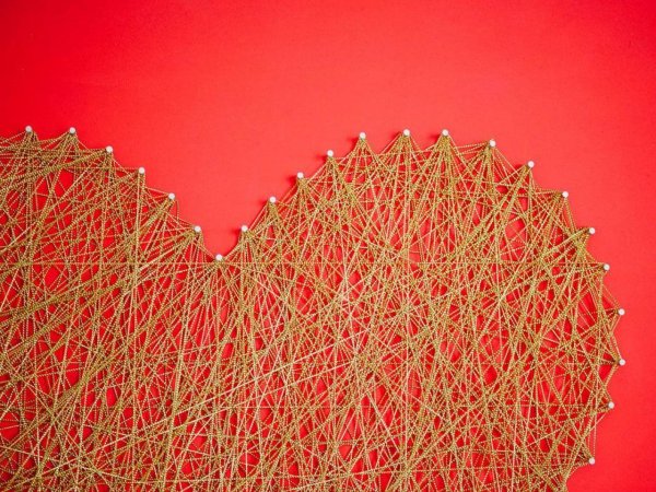 Сердце из нитей