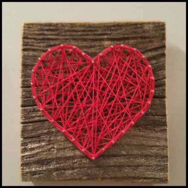 Картины из ниток и гвоздей