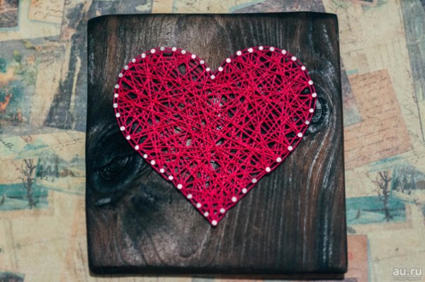 Картины из ниток и гвоздей
