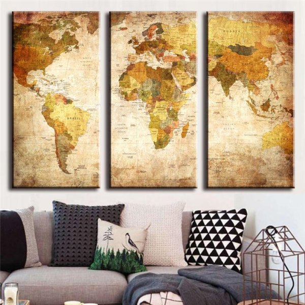 Синий плакат