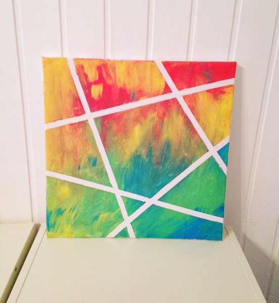 Креативная идея для рисунка на холсте