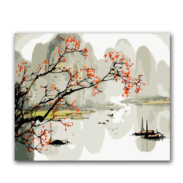 Рисование по номерам в китайском стиле