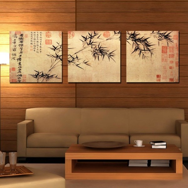 Японская живопись Журавли