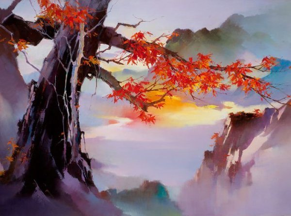 Алмазная мозаика Журавли