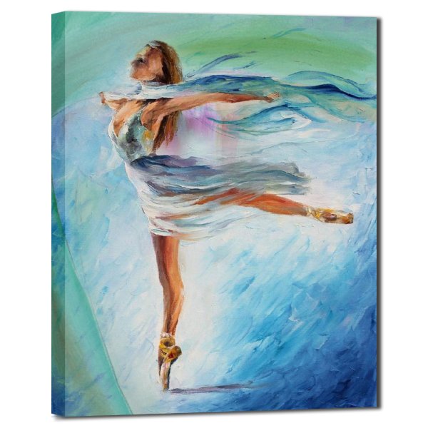 Балерина акварелью профессионально