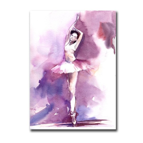 Балерина декоративная живопись