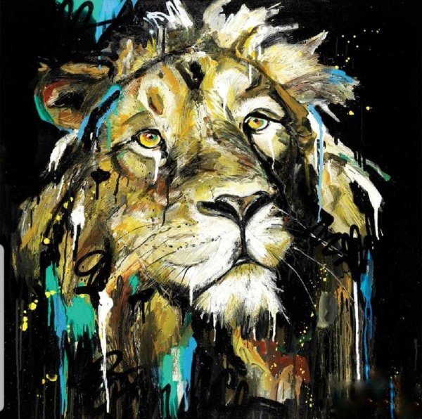 Лев с поталью