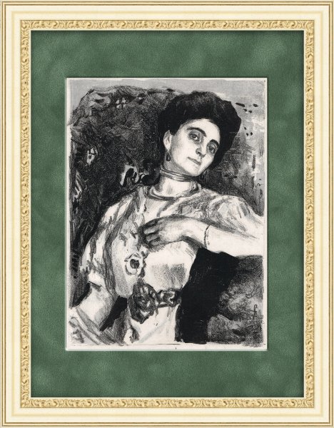 Портрет Серова девочка с персиками