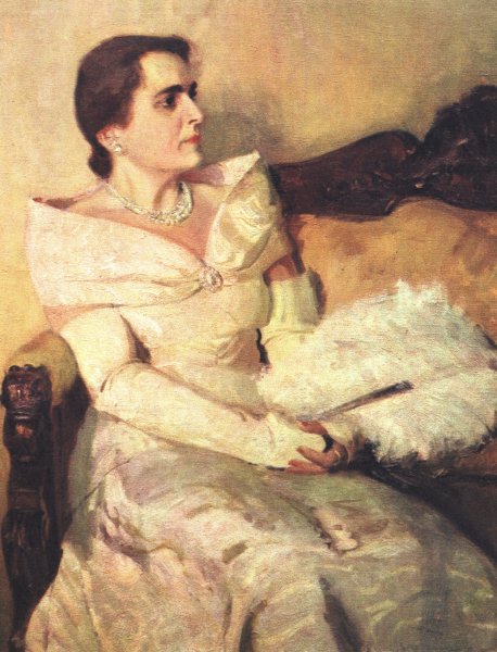 Серов портрет Ермоловой Третьяковка