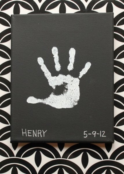 Картина из отпечатков