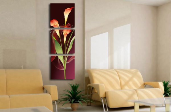 Модульные картины вертикальные