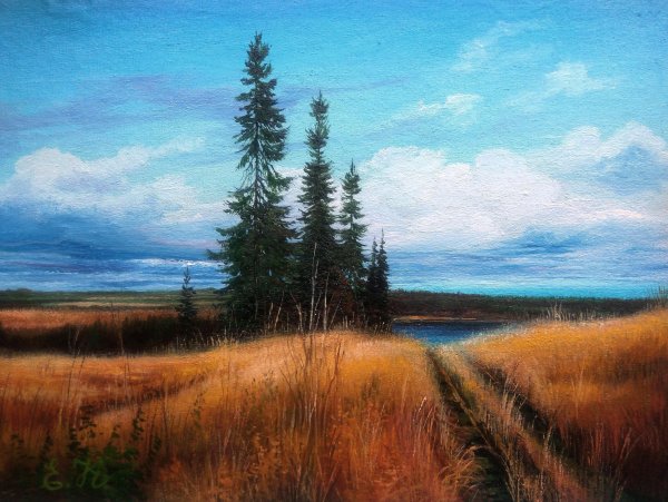 Летние пейзажи художник Кораблева Елена Николаевна