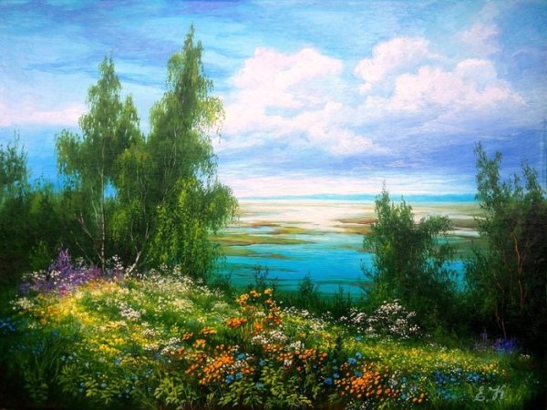 Кораблева Елена Николаевна художник лето