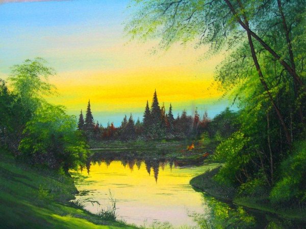 Летние пейзажи художник Кораблева Елена Николаевна