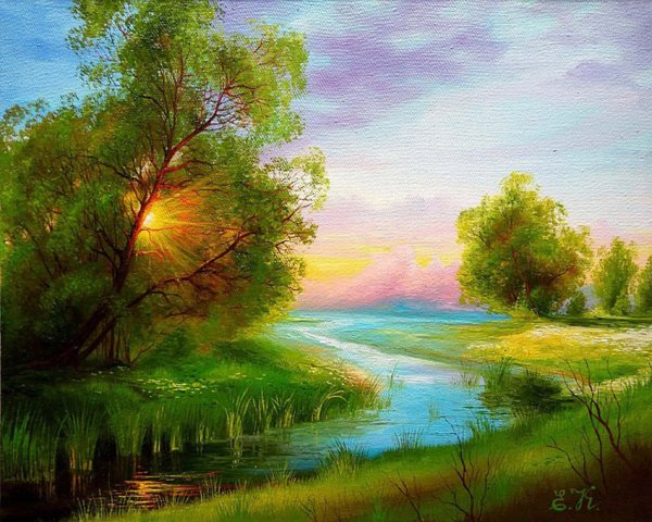 Кораблева Елена Николаевна художник лето