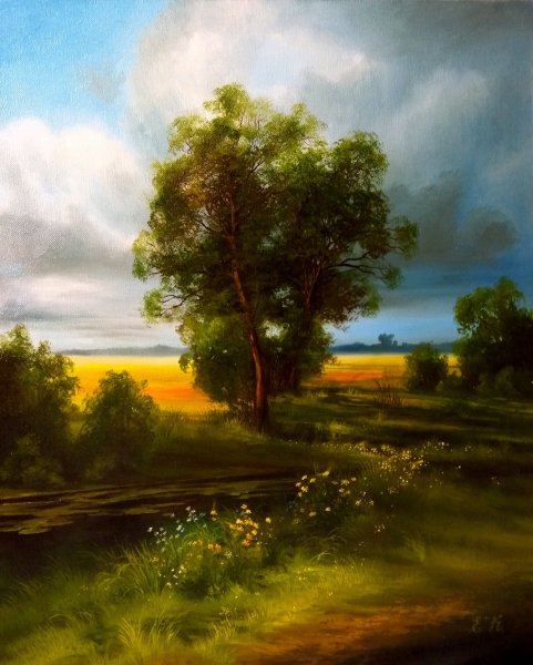 Летние пейзажи художник Кораблева Елена Николаевна