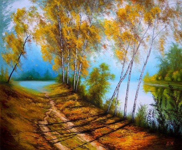 Кораблева Елена Николаевна маслом картина лето