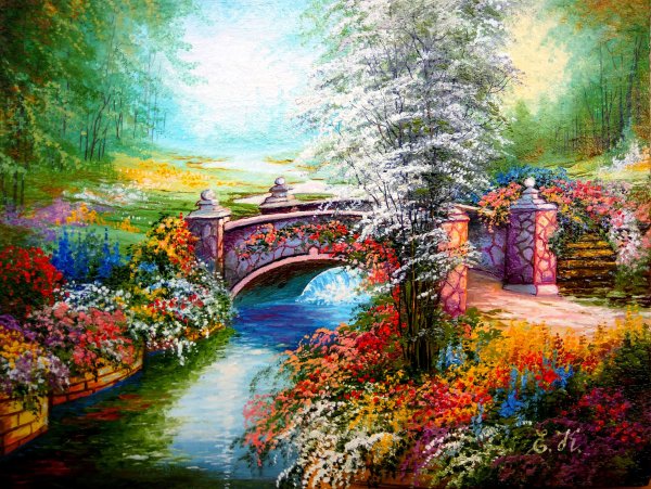 Картины Томаса Кинкейда лето