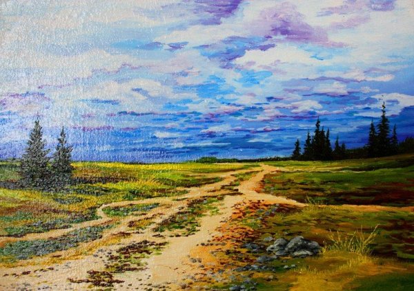 Картины пейзажи известных художников Кораблева е.н.