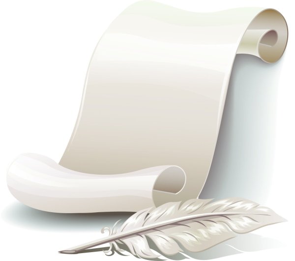 Перо и бумага картинки