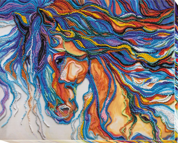 Вышивка с волосами