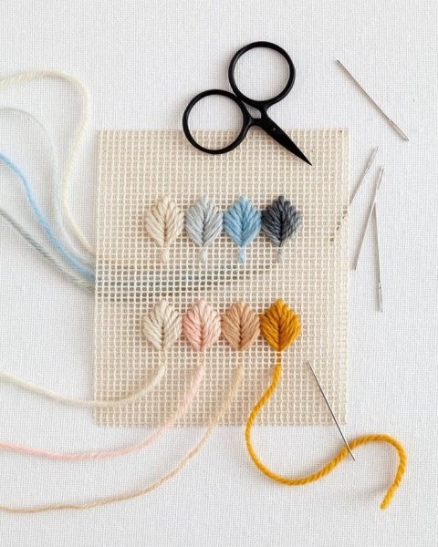 Современная вышивка гладью