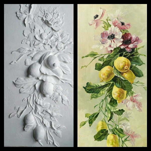 Картины текстурной пастой