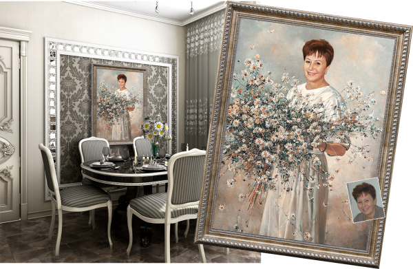 Семейный коллаж из фотографий