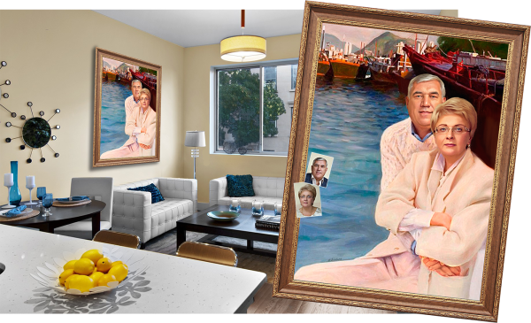 Коллаж из фотографий на день рождения