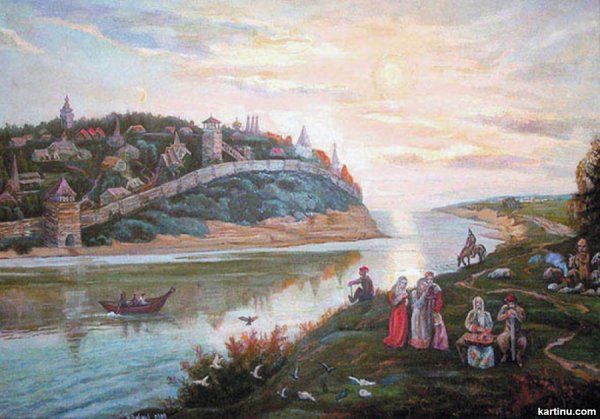 Капище. Художник: Нэлла Александровна Генкина