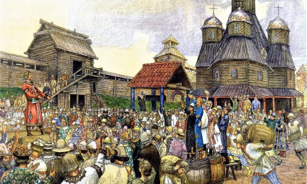 Аполлинарий Васнецов Новгородское вече