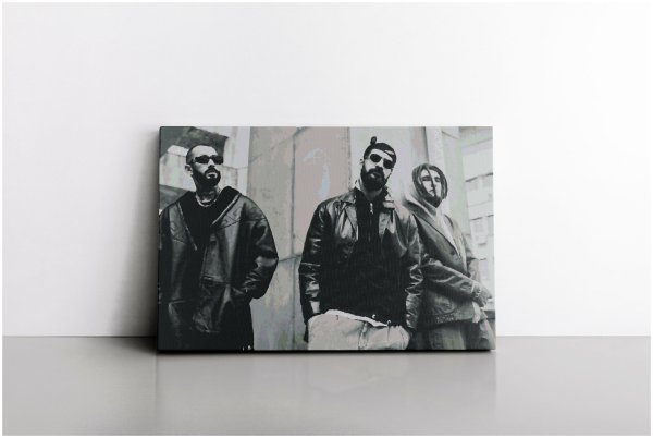 Картина мияги на холсте