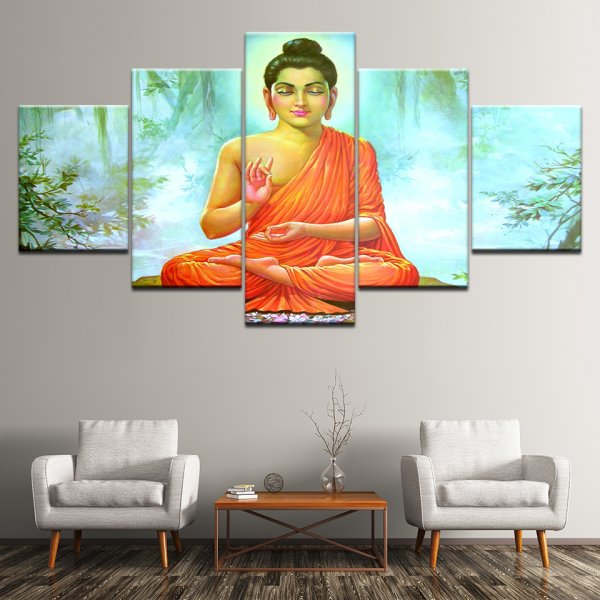 Будда картина лицо