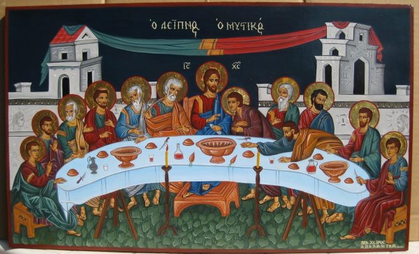 Икона Тайная вечеря Греция 15000