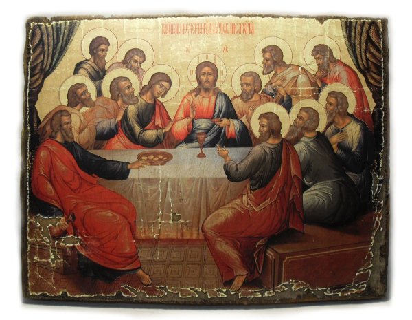 Тайная вечеря Иисуса Христа икона