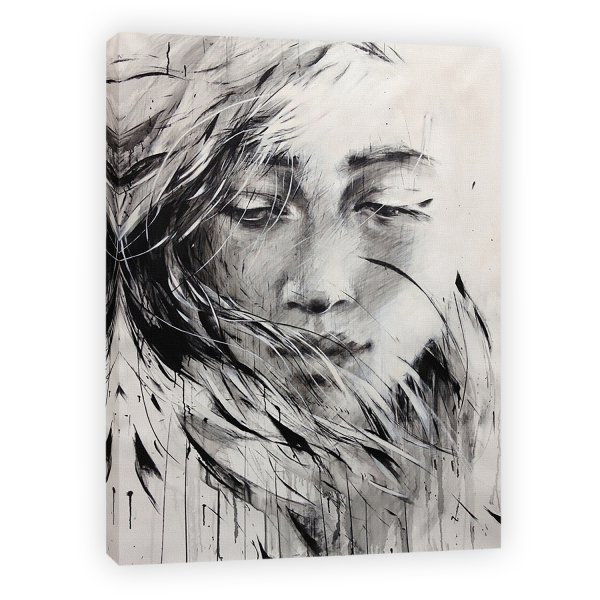 Casey Baugh портреты углем