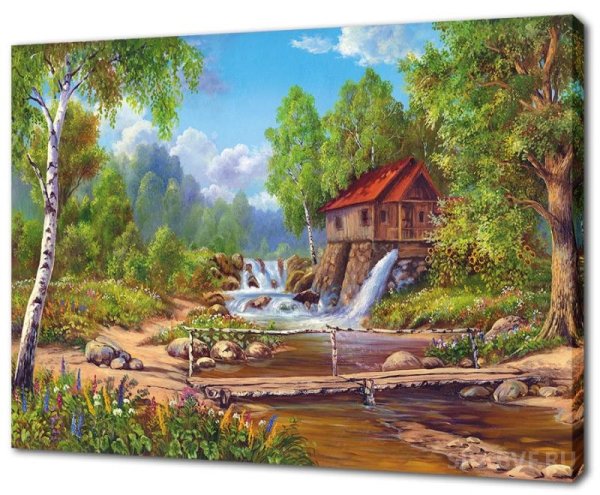 Акриловые краски для рисования на холсте