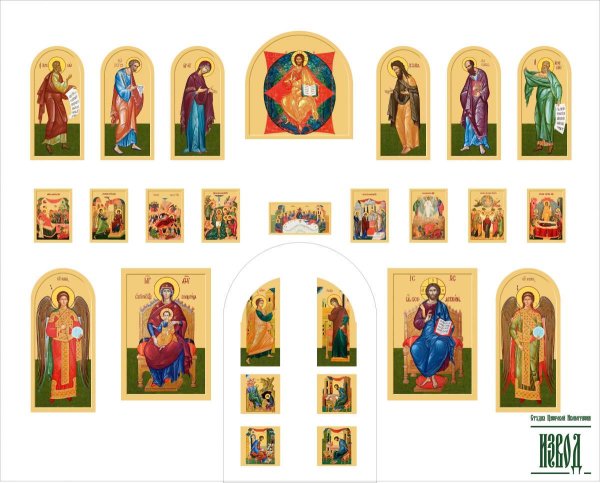 Иконы шелкография