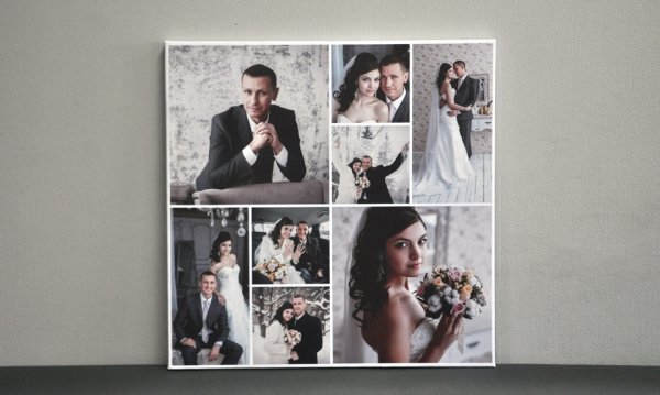 Фотоколлаж на холсте
