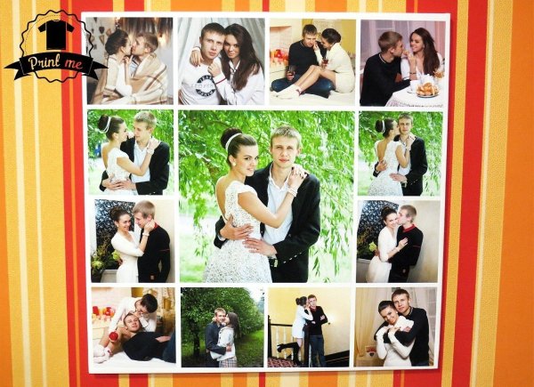 Коллаж на свадьбу