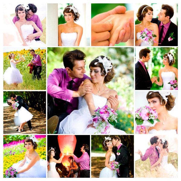 Свадебный коллаж