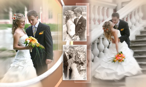 Красивые Свадебные коллажи