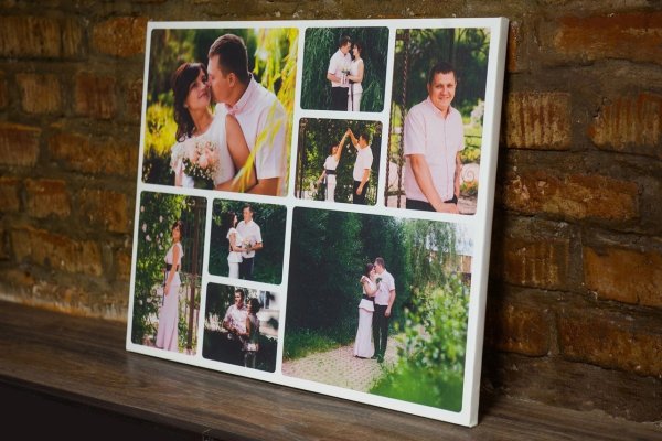 Фотоколлаж на холсте